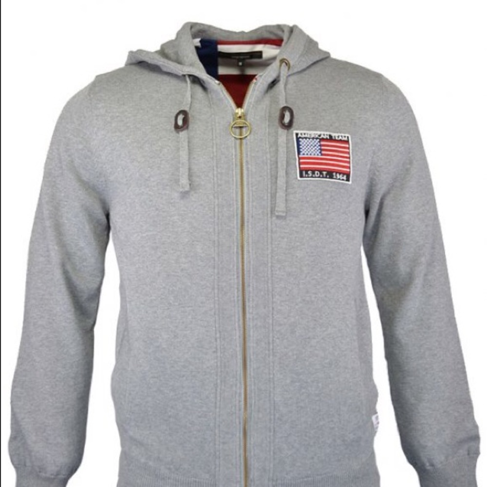 BARBOUR STEVE MCQUEEN Stars and Stripes Hoody L